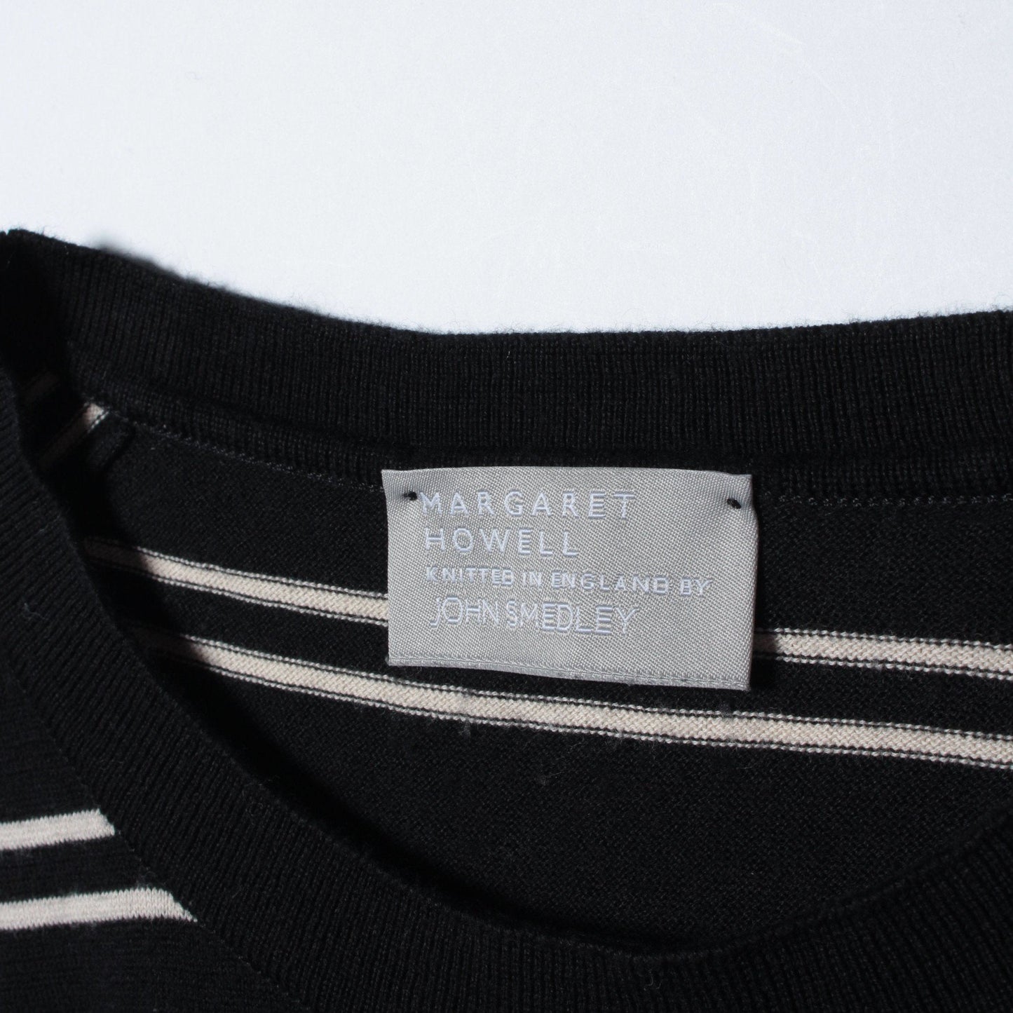 SEA ISLAND COTTON HIGH RIB JUMPER KNIT