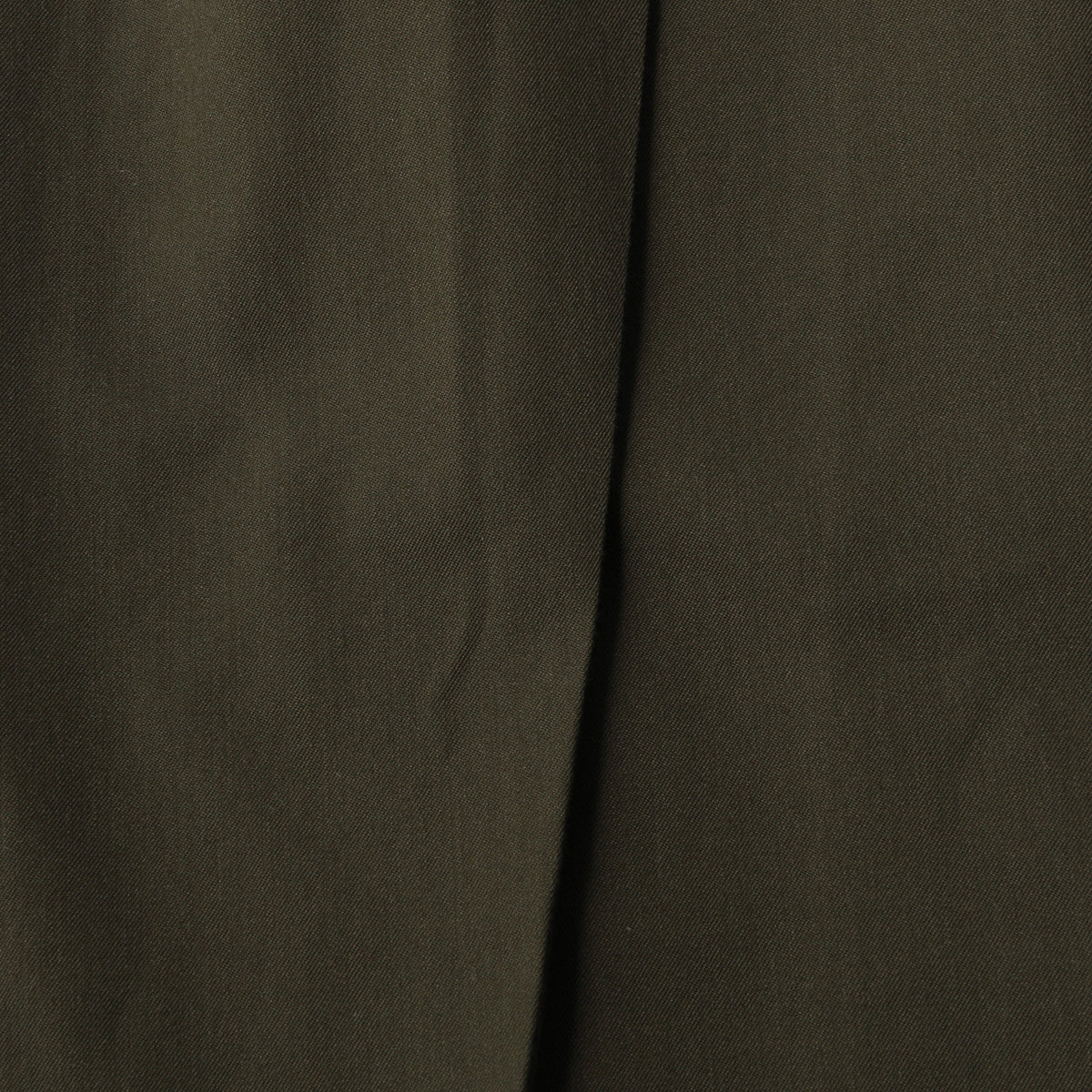 FINE WOOL COTTON TWILL SKIRT