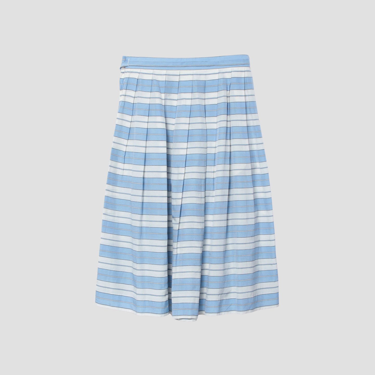 MULTI STRIPE SILK SKIRT