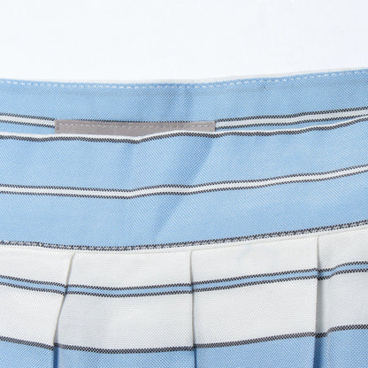 MULTI STRIPE SILK SKIRT