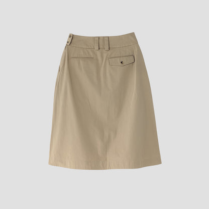 HIGH DENSE COTTON TWILL SKIRT