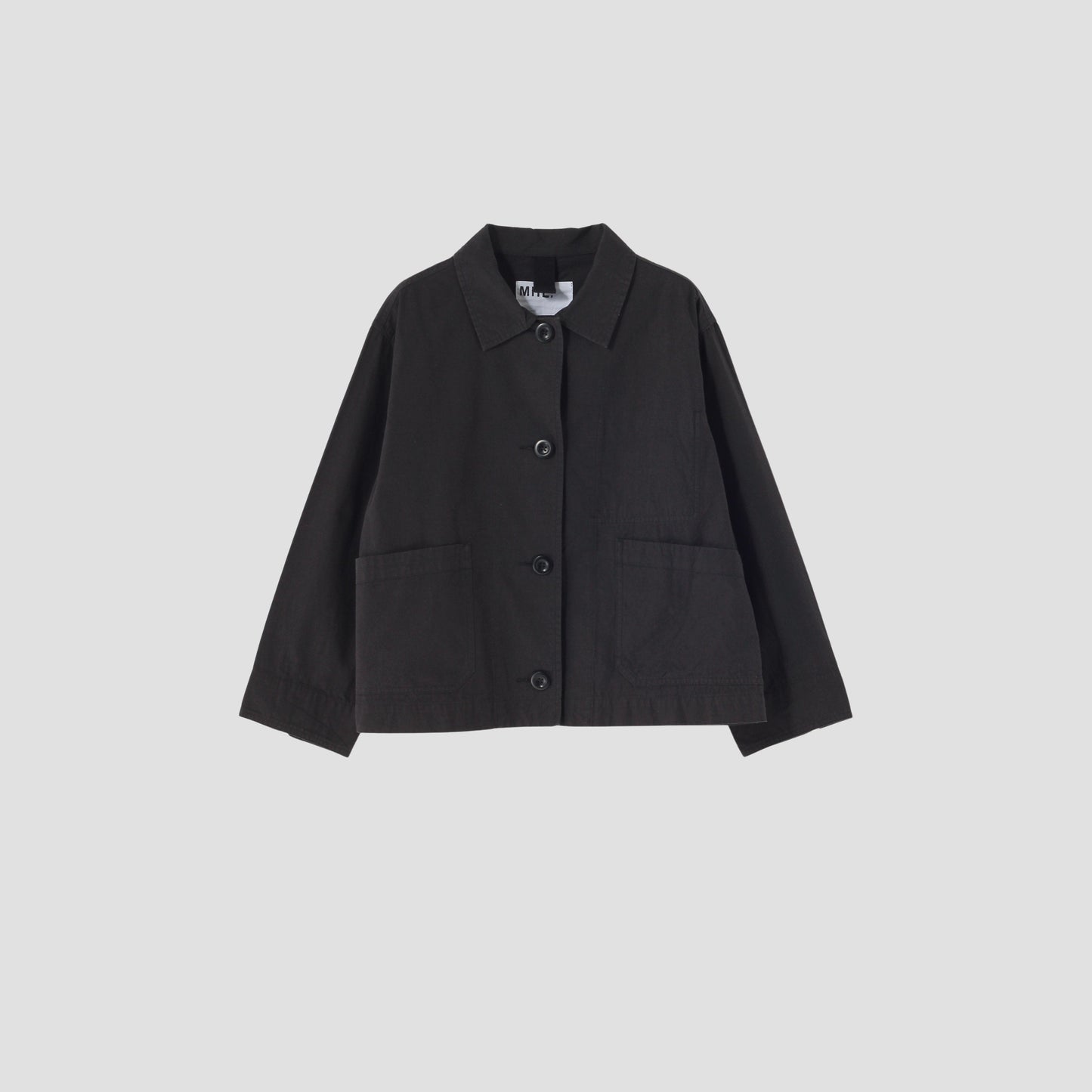 OVERDYE MELANGE COTTON LINEN BLOUSON