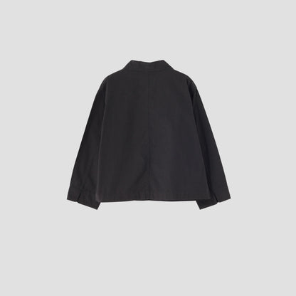 OVERDYE MELANGE COTTON LINEN BLOUSON