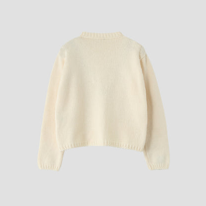 BIG POCKET CARDIGAN KNIT