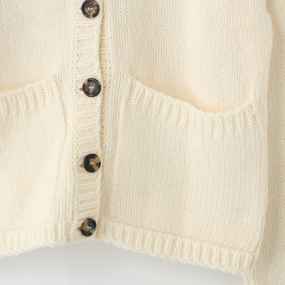 BIG POCKET CARDIGAN KNIT