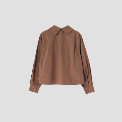 MATT COTTON POPLIN SHIRT