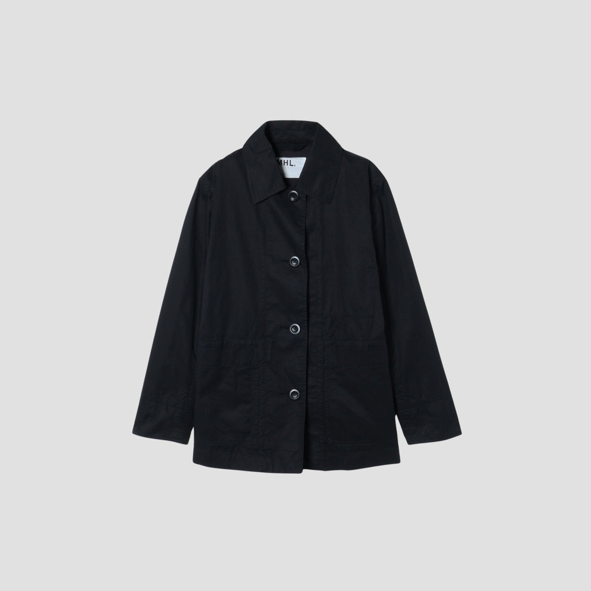 WASHED COTTON LINEN COAT