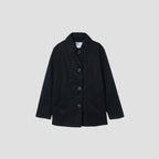 WASHED COTTON LINEN COAT