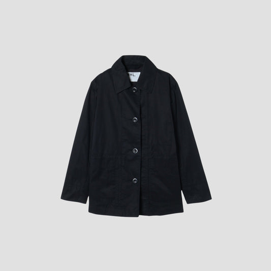 WASHED COTTON LINEN COAT