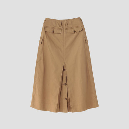 JAPANESE COTTON LINEN DRILL SKIRT
