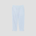 STRETCHED SEERSUCKER TROUSERS
