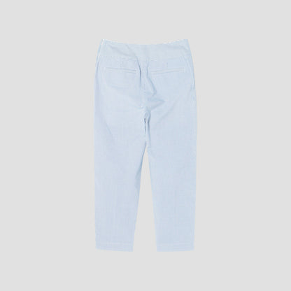 STRETCHED SEERSUCKER TROUSERS