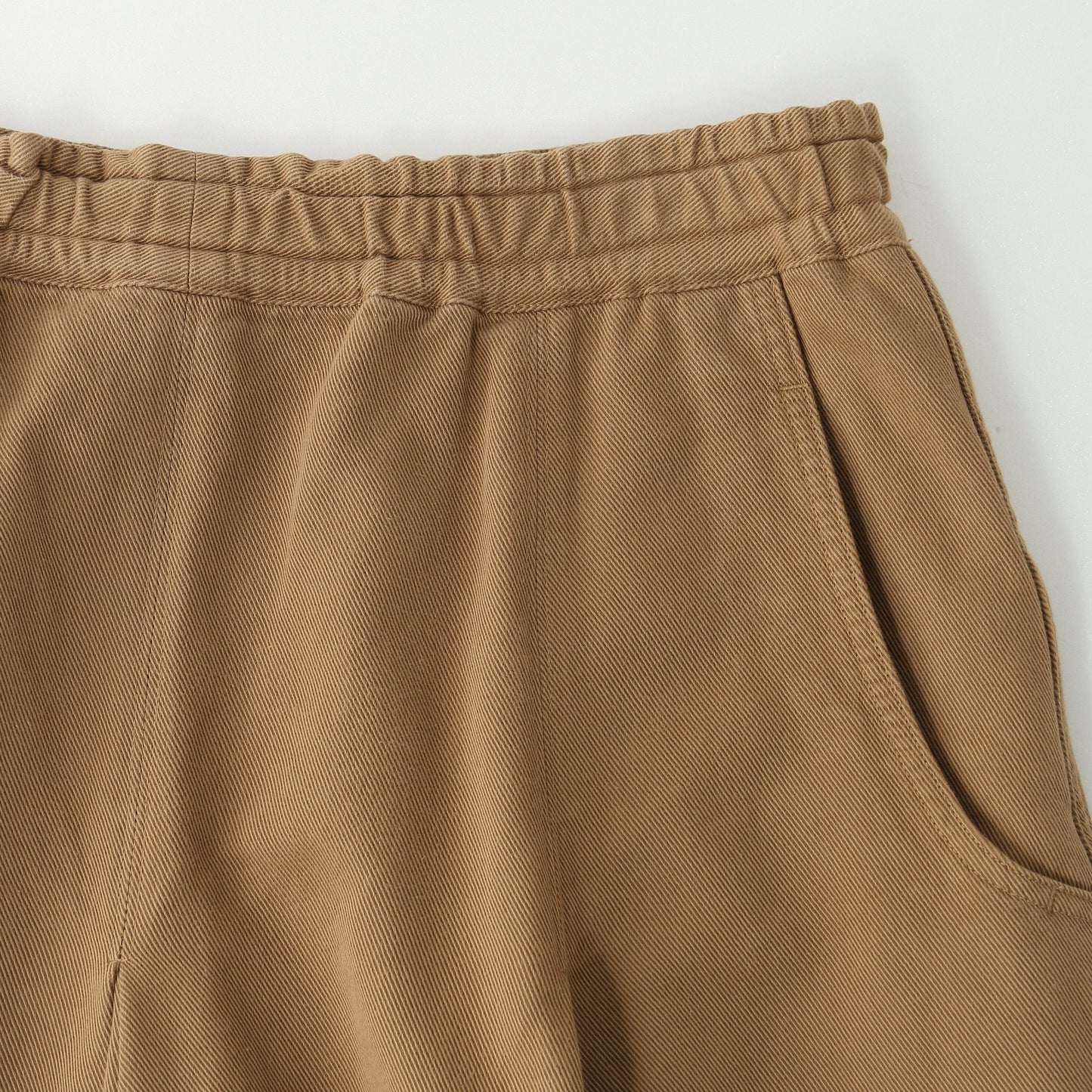SOFT TWISTED YARN DYE COTTON SKIRT