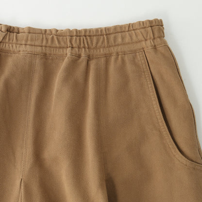 SOFT TWISTED YARN DYE COTTON SKIRT