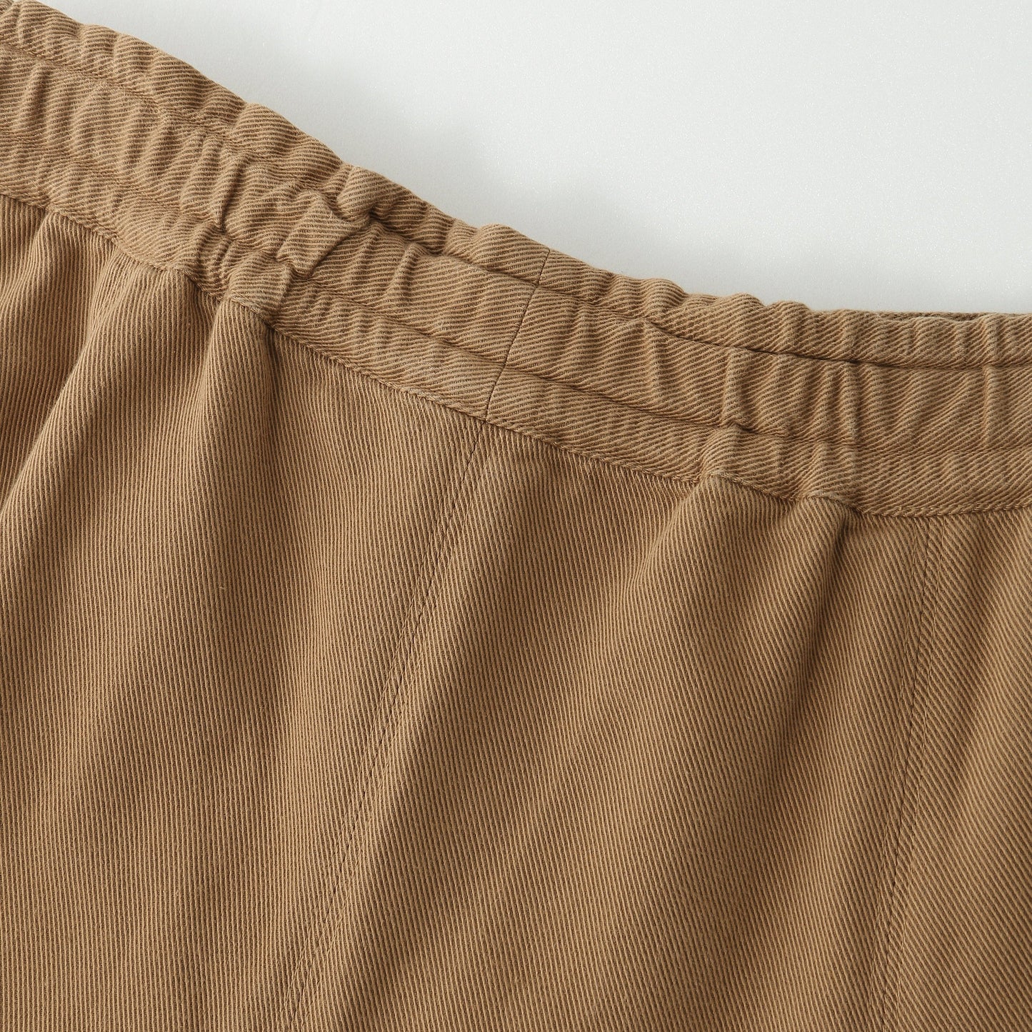 SOFT TWISTED YARN DYE COTTON SKIRT