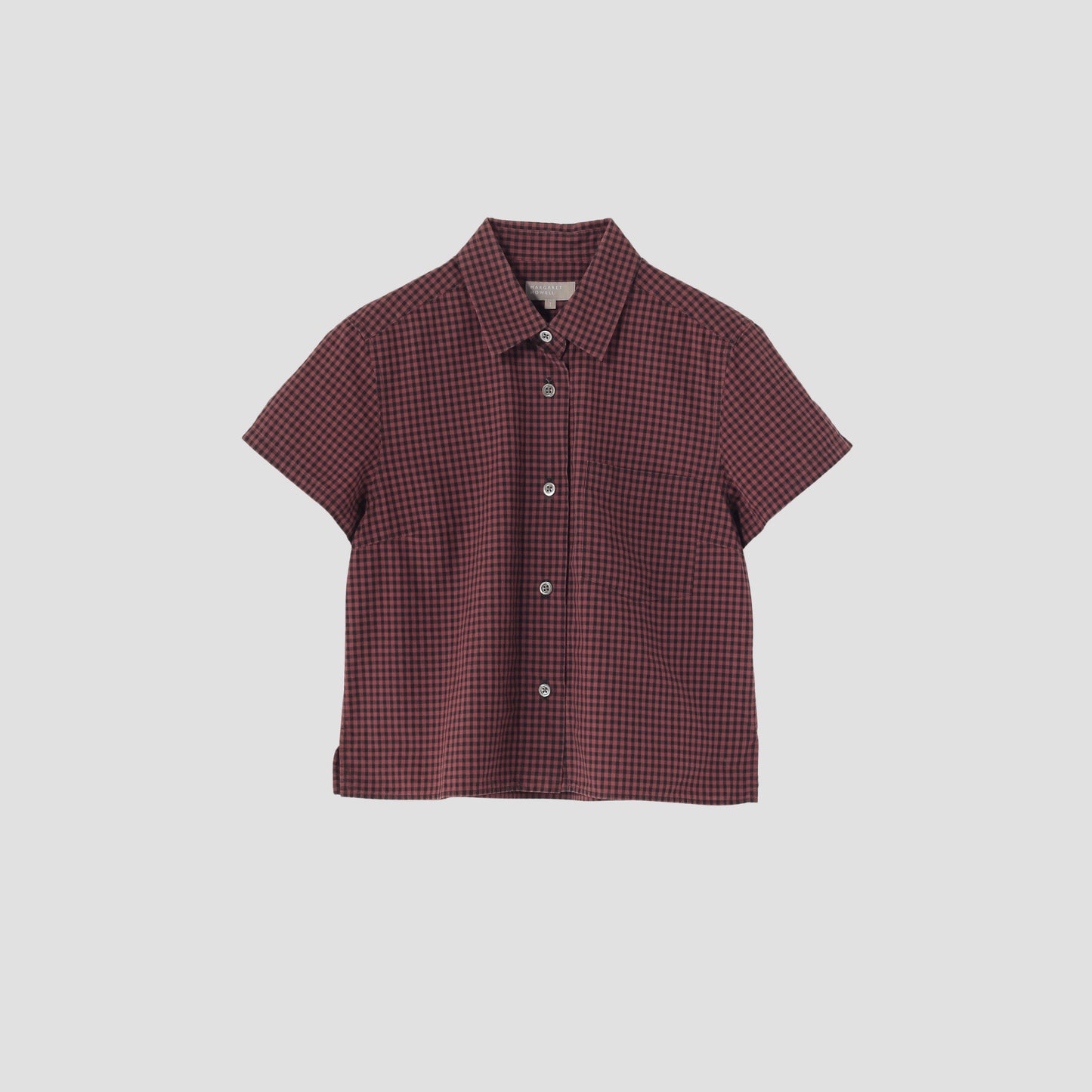 DRY GINGHAMCHECK COTTON SHIRT