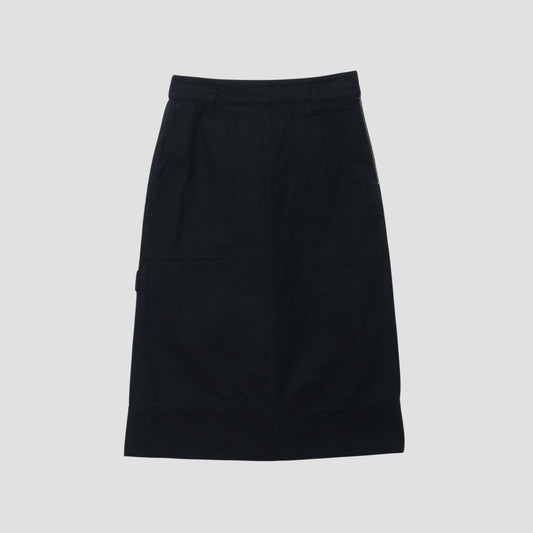 ORGANIC COTTON GABERDINE SKIRT