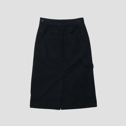 ORGANIC COTTON GABERDINE SKIRT
