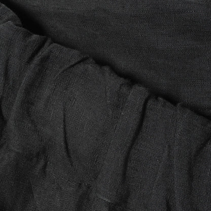 COATED LINEN PLAINWEAVE TROUSERS