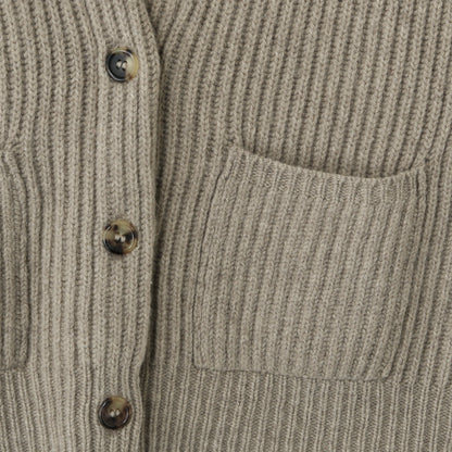 CHUNKY RIB WAISTCOAT KNIT