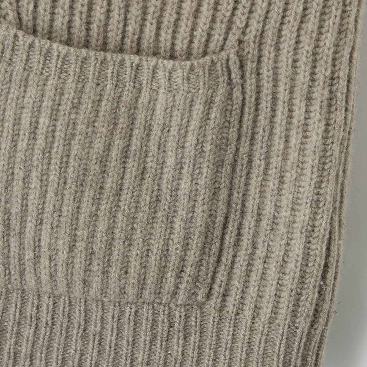 CHUNKY RIB WAISTCOAT KNIT