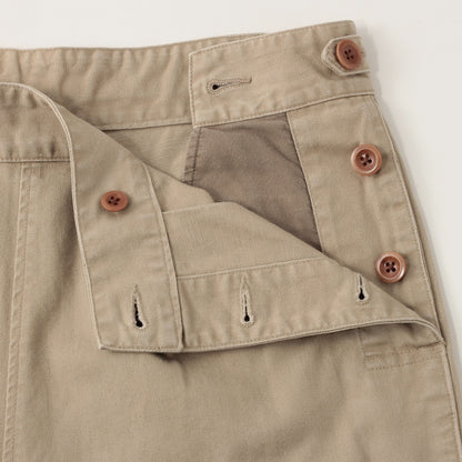 JAPANESE COTTON LINEN DRILL TROUSERS