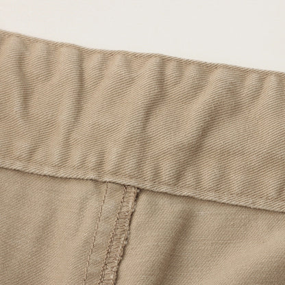 JAPANESE COTTON LINEN DRILL TROUSERS