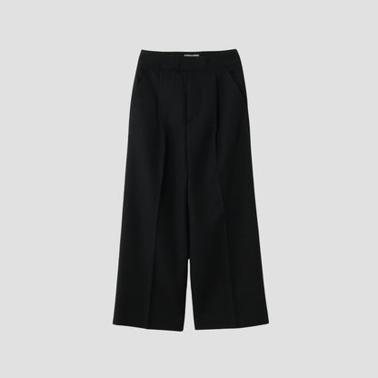 WOOL GABARDINE TROUSERS