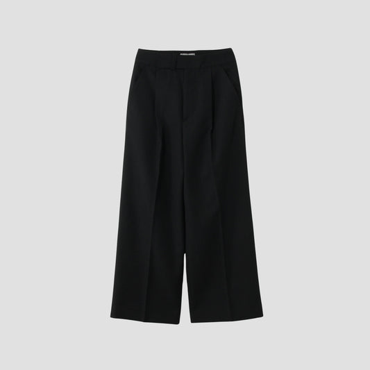 WOOL GABARDINE TROUSERS