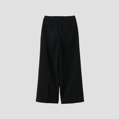 WOOL GABARDINE TROUSERS