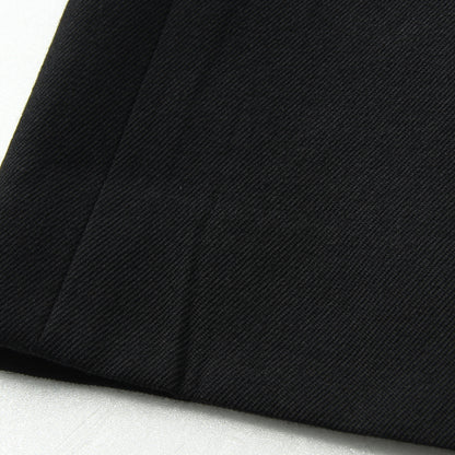WOOL GABARDINE TROUSERS
