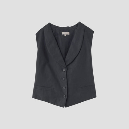 SHIRTING LINEN WAISTCOAT