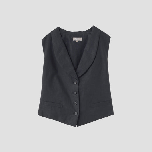 SHIRTING LINEN WAISTCOAT