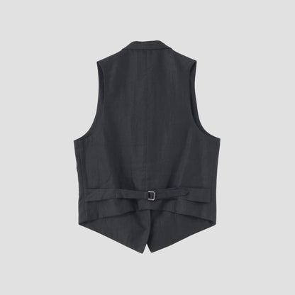 SHIRTING LINEN WAISTCOAT