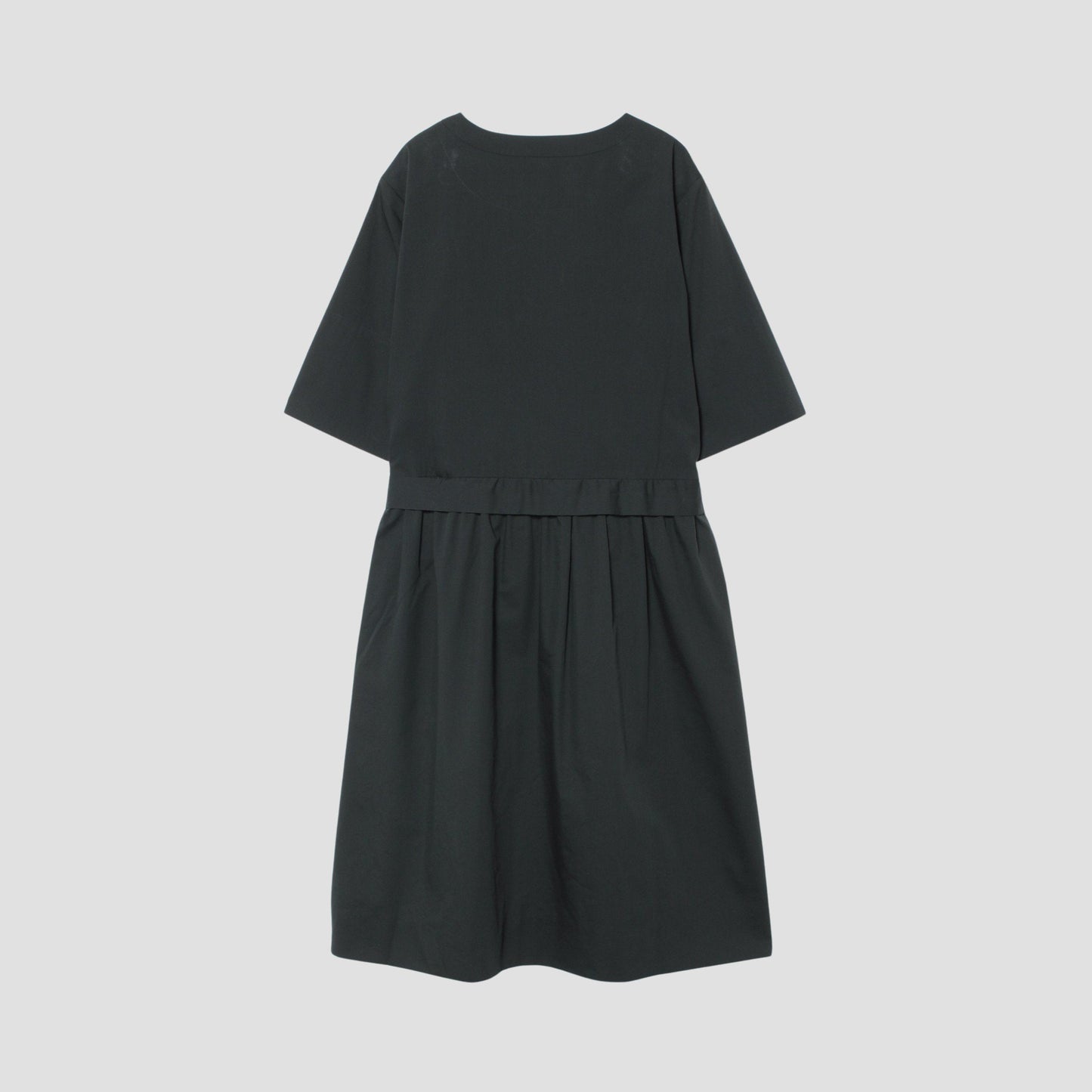 COTTON SILK POPLIN DRESS