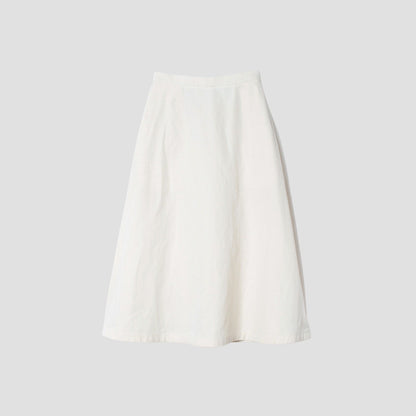HIGH TWIST COTTON LINEN SKIRT