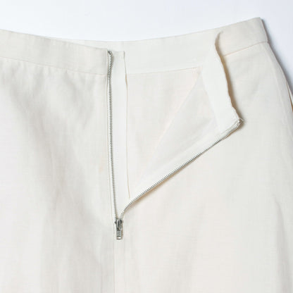 HIGH TWIST COTTON LINEN SKIRT