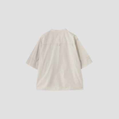 GARMENT DYE BASIC POPLIN SHIRT