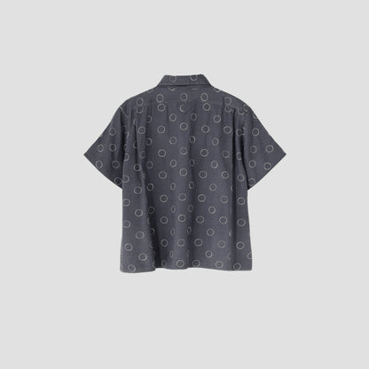 OUTLINE SPOT SILK SHIRT