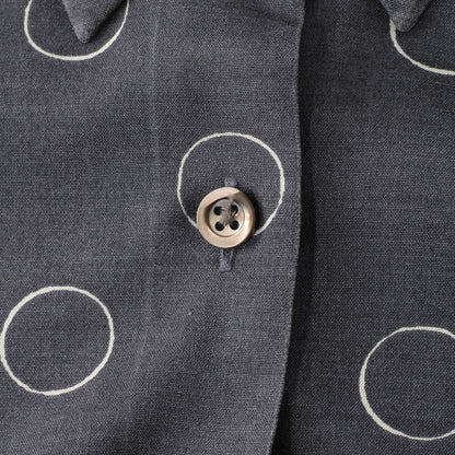 OUTLINE SPOT SILK SHIRT
