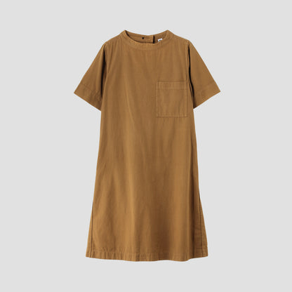 COTTON LINEN SHIRTING DRESS