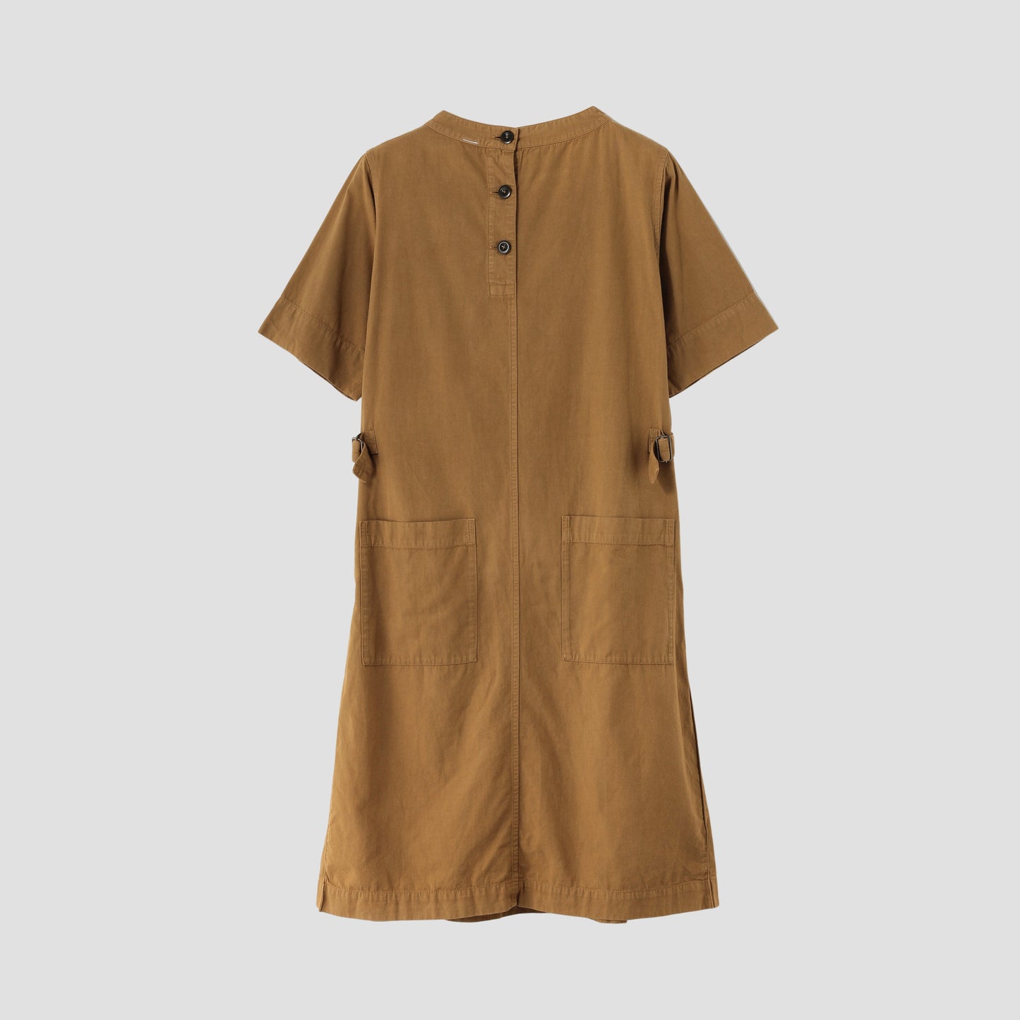 COTTON LINEN SHIRTING DRESS