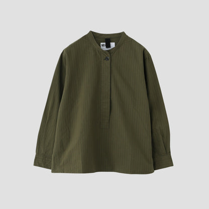 SHADOW STRIPE COTTON SHIRT
