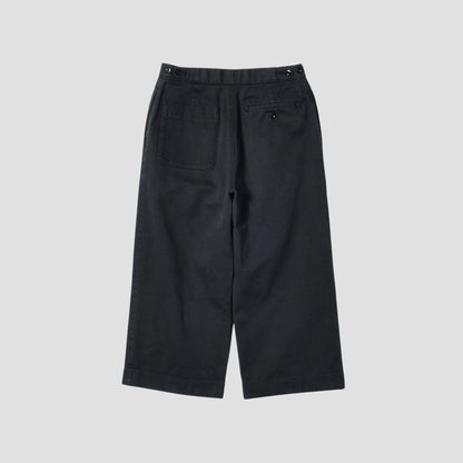 RAISED COTTON DRILL TROUSERS