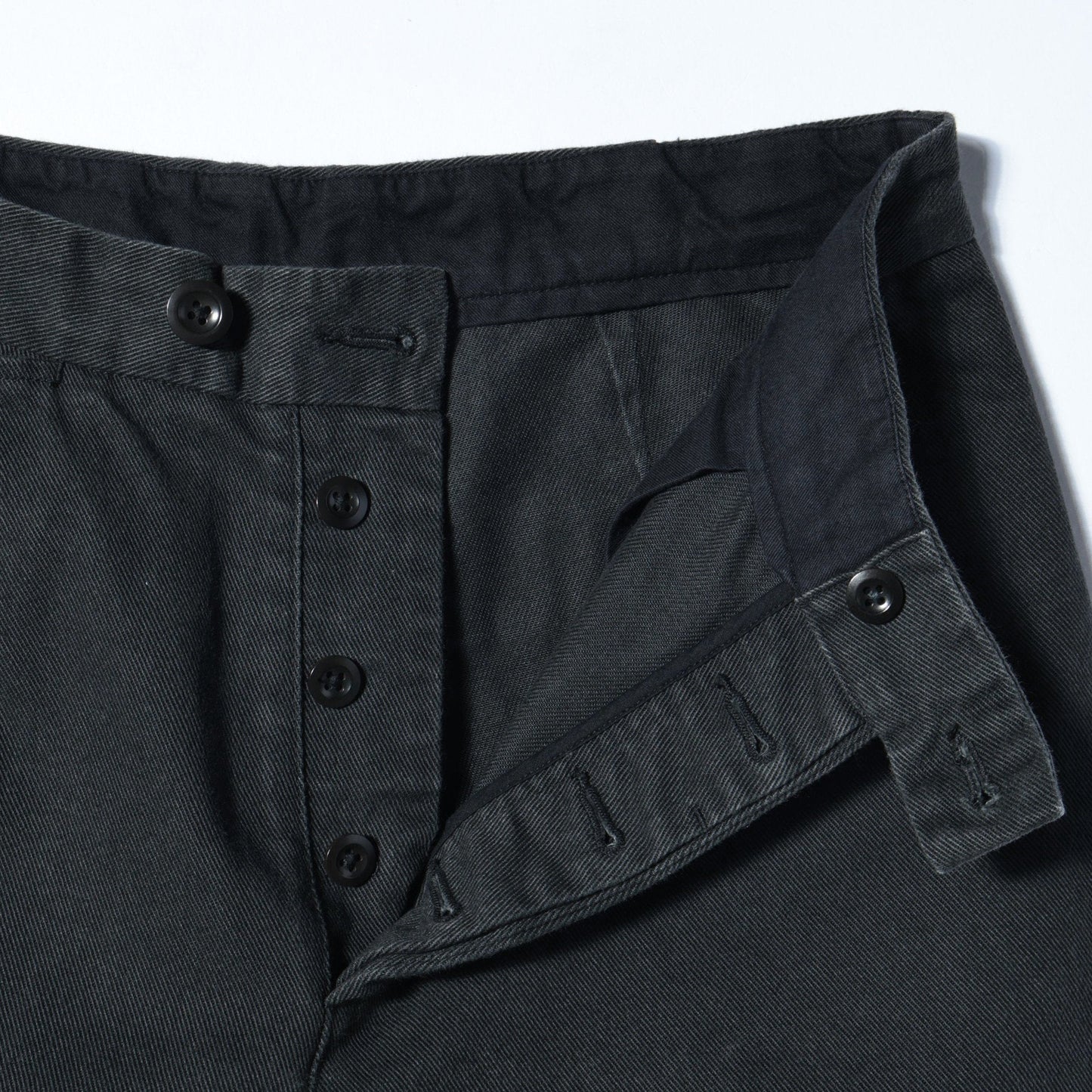 RAISED COTTON DRILL TROUSERS