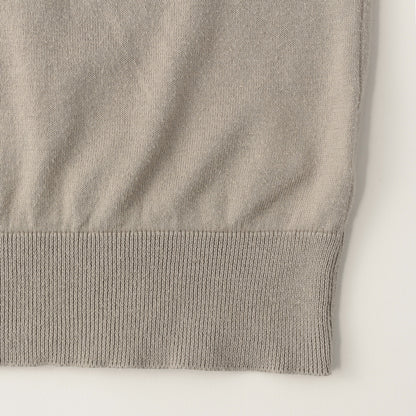 COTTON V NECK JUMPER KNIT