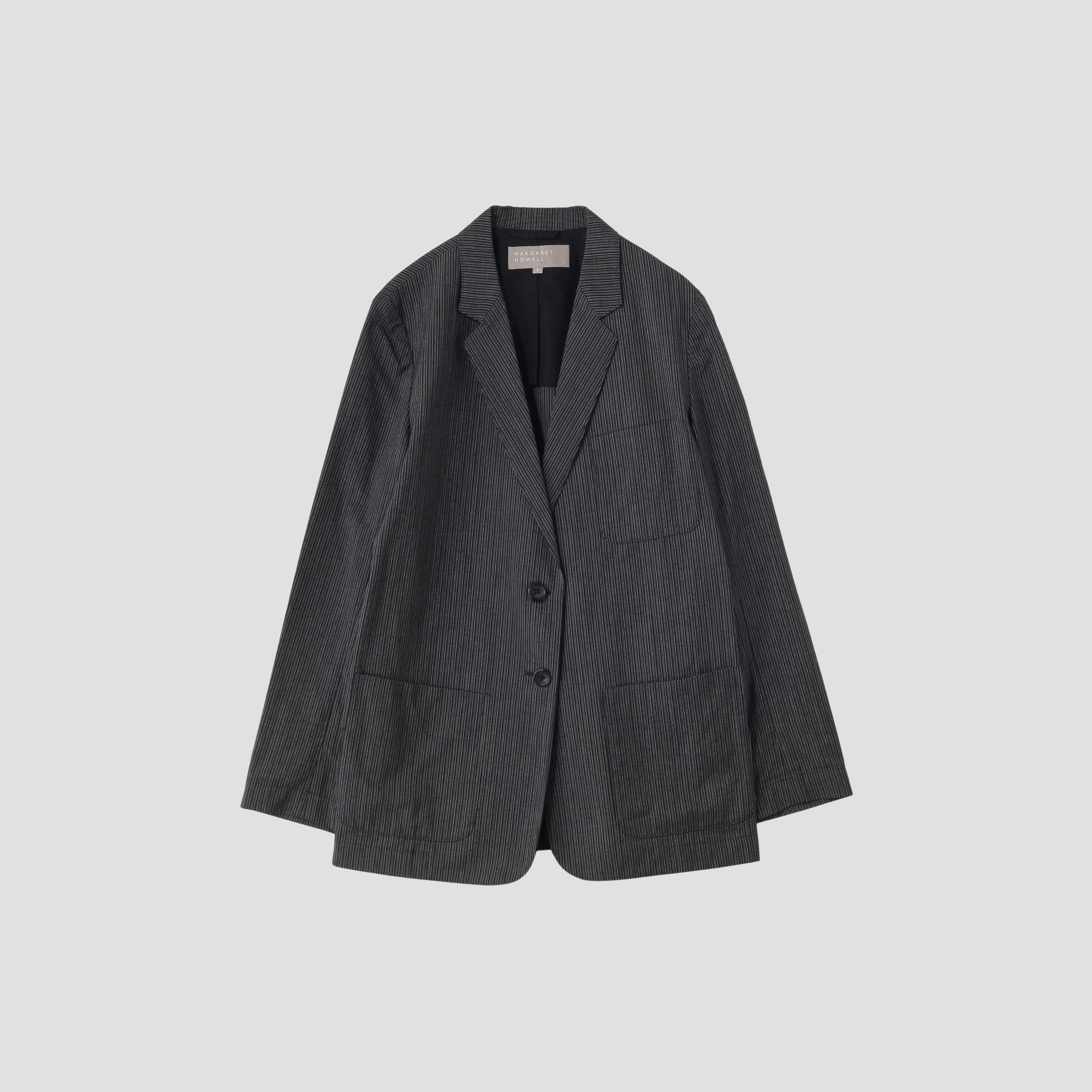 マーガレットハウエル WOOL LINEN HOPSACK JACKET 1 MARGARET HOWELL | WOOL LINEN HOPSACK JACKET | ジャケット – ReLIKE