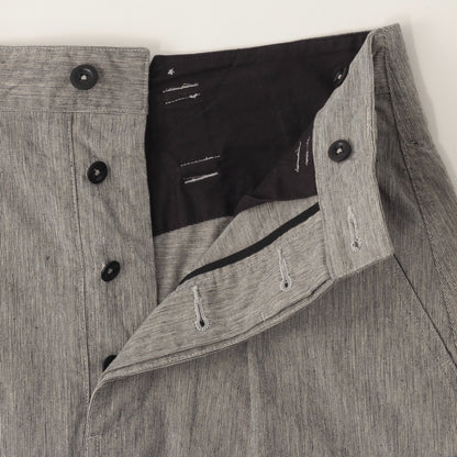 IRREGULAR END ON END COTTON LINEN SKIRT