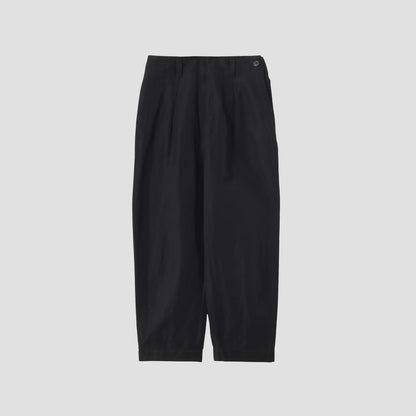 COTTON LINEN TWILL TROUSERS