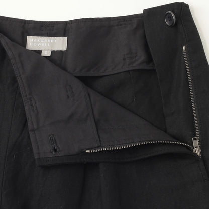 COTTON LINEN TWILL TROUSERS